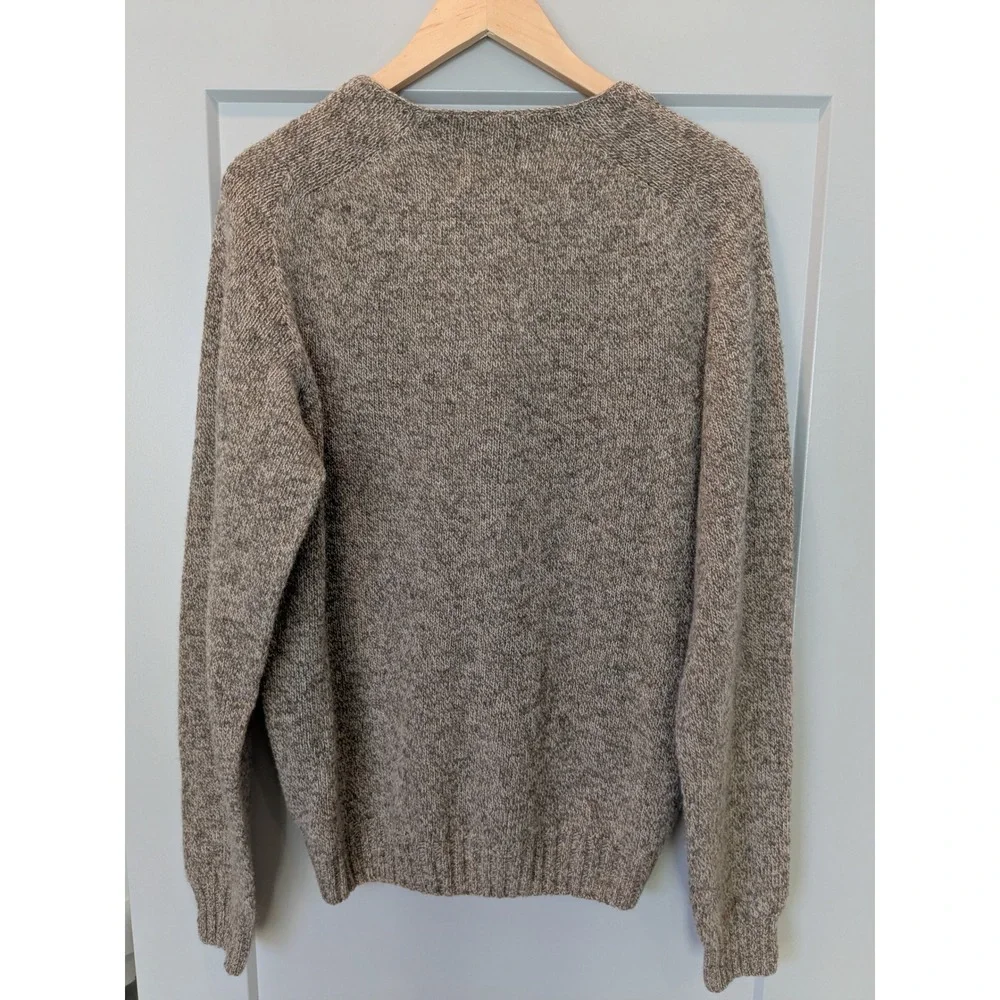 NWT Tough Boot Company Men's Cardigan Sweater L 100% Wool Made in Scotland‎